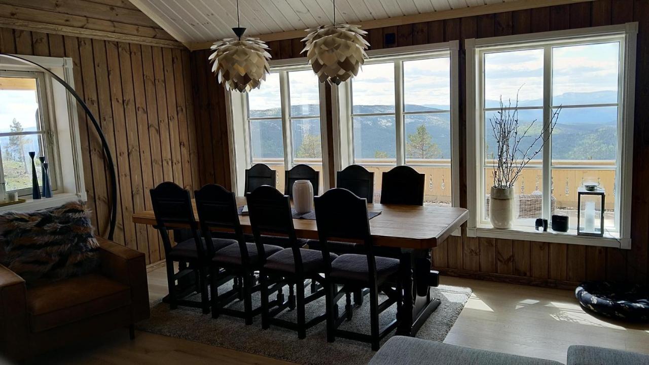 Villa Wonderful Cabin With Amazing Mountain - View Lifjell Exterior foto